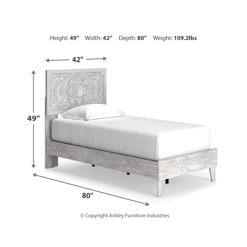 Paxberry Twin Panel Platform Bed