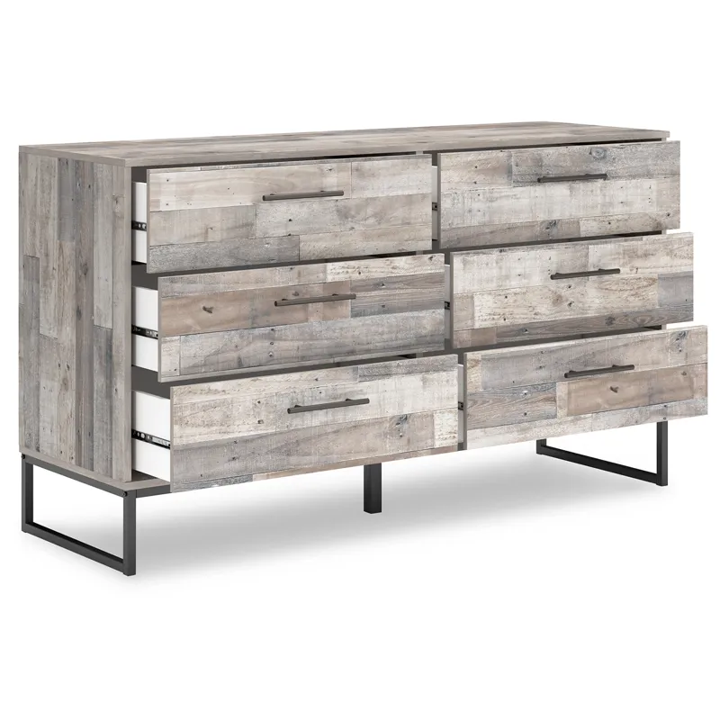 Neilsville Queen Platform Bed, Dresser, Chest and 2 Nightstands