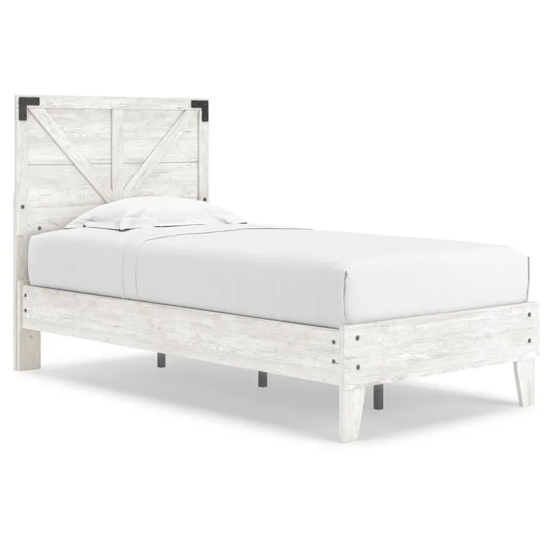 Shawburn Twin Crossbuck Panel Platform Bed