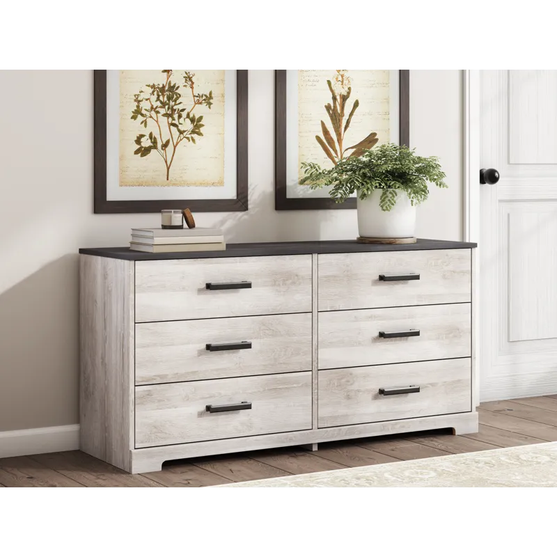Shawburn Dresser and 2 Nightstands