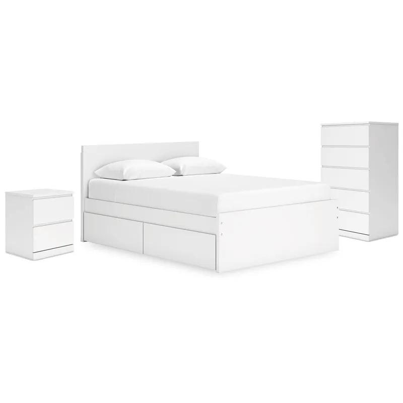 Onita Queen Storage Bed, Chest and Nightstand