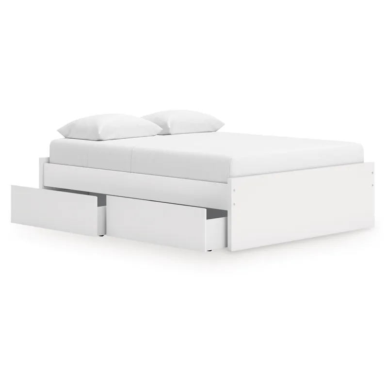 Onita Queen Platform Bed with 1 Side Storage