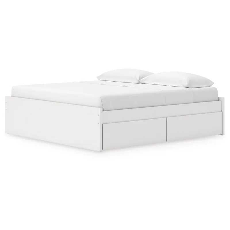 Onita King Platform Bed with 2 Side Storage