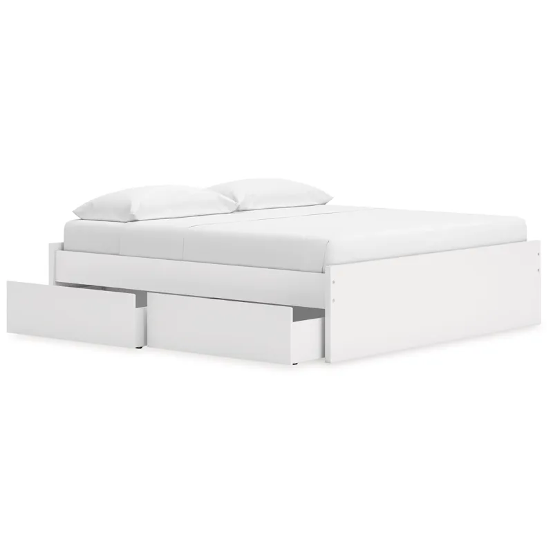 Onita King Platform Bed with 2 Side Storage