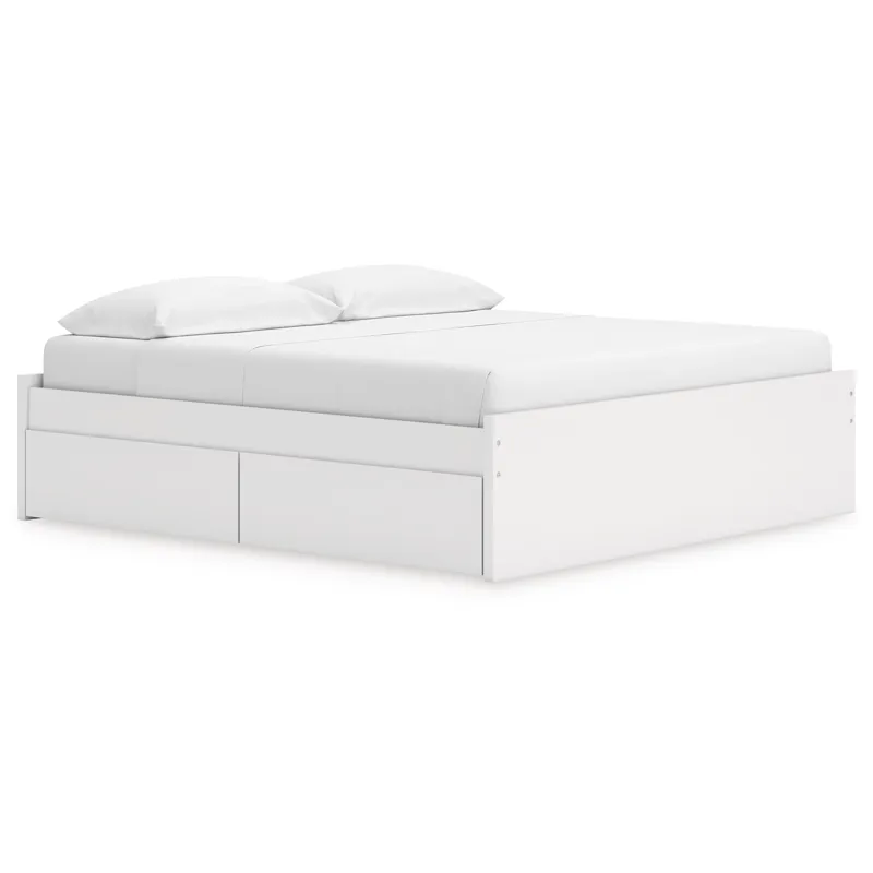 Onita King Platform Bed with 2 Side Storage