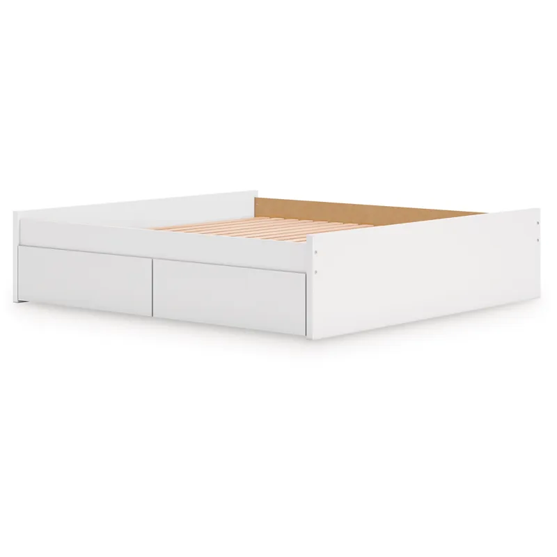Onita King Platform Bed with 1 Side Storage
