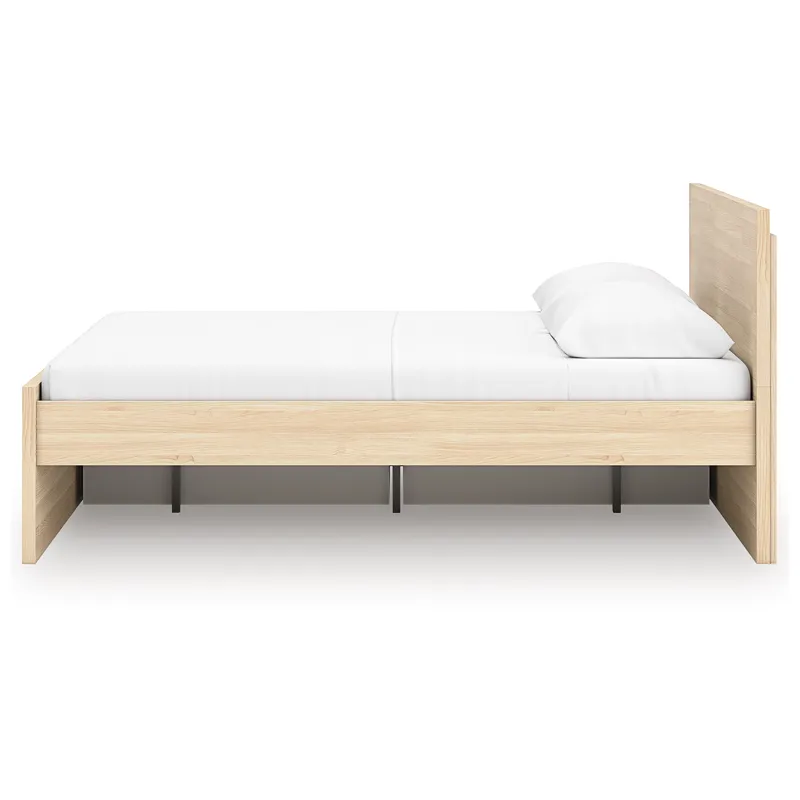 Onita Queen Panel Platform Bed with 1 Side Storage