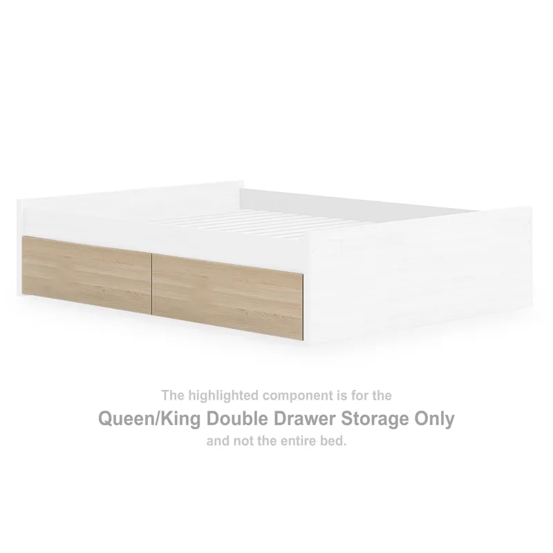 Onita Queen/King Double Drawer Storage