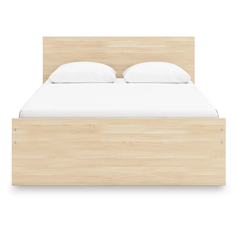 Onita Full Panel Platform Bed with 2 Side Storage