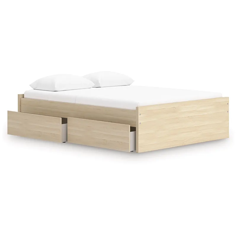 Onita Queen Platform Bed with 1 Side Storage
