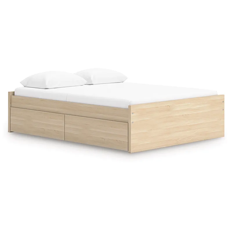 Onita Queen Platform Bed with 1 Side Storage