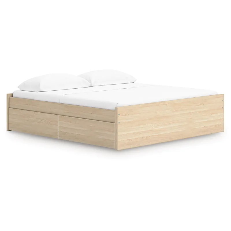 Onita King Platform Bed with 2 Side Storage