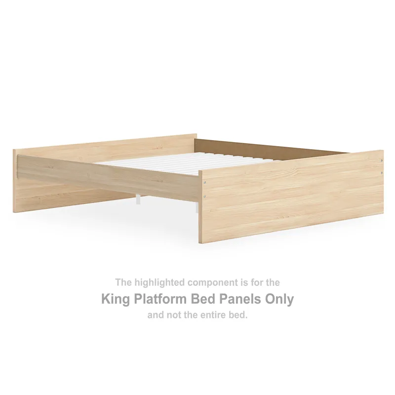 Onita King Platform Bed Panels
