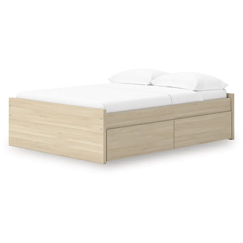 Onita Full Platform Bed with 2 Side Storage