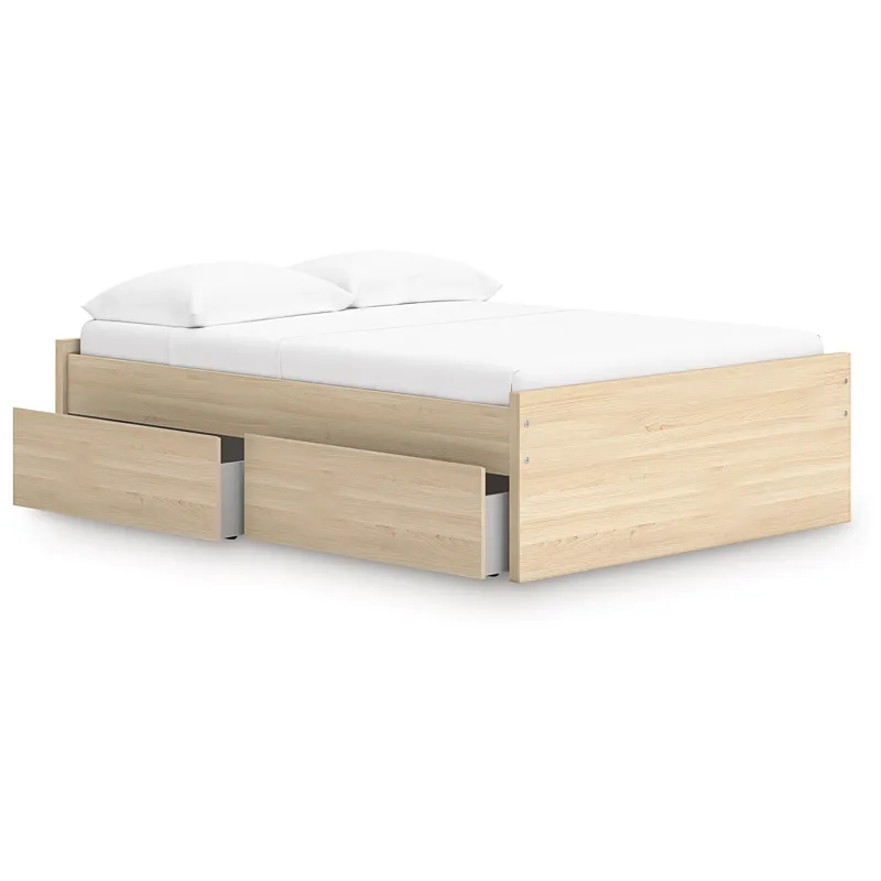 Onita Full Platform Bed with 1 Side Storage