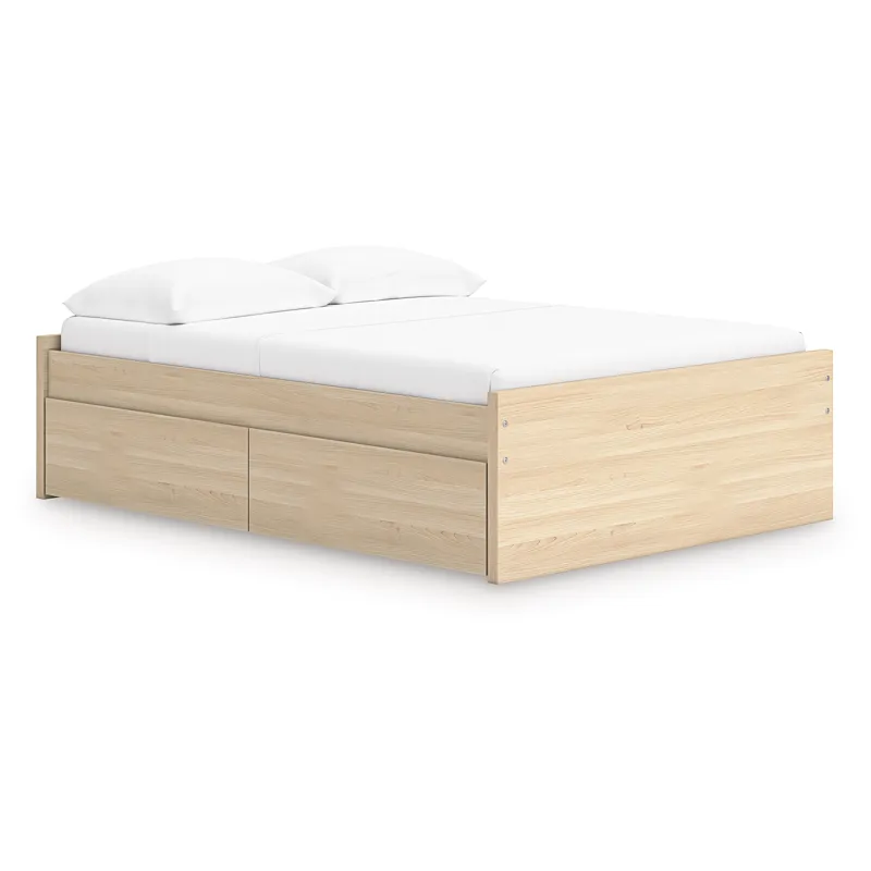 Onita Full Platform Bed with 1 Side Storage