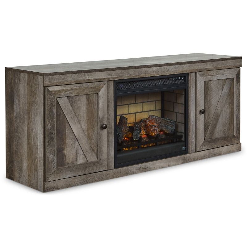 Wynnlow 63" TV Stand With Fireplace Insert - Thumbnail 4