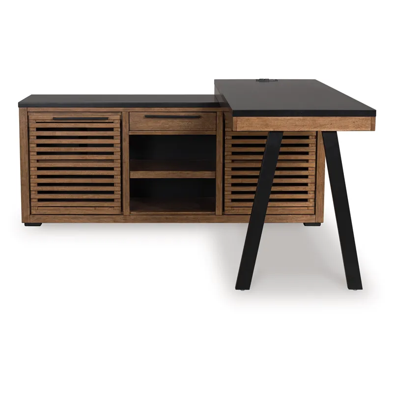 Kallari Credenza with Desk Return