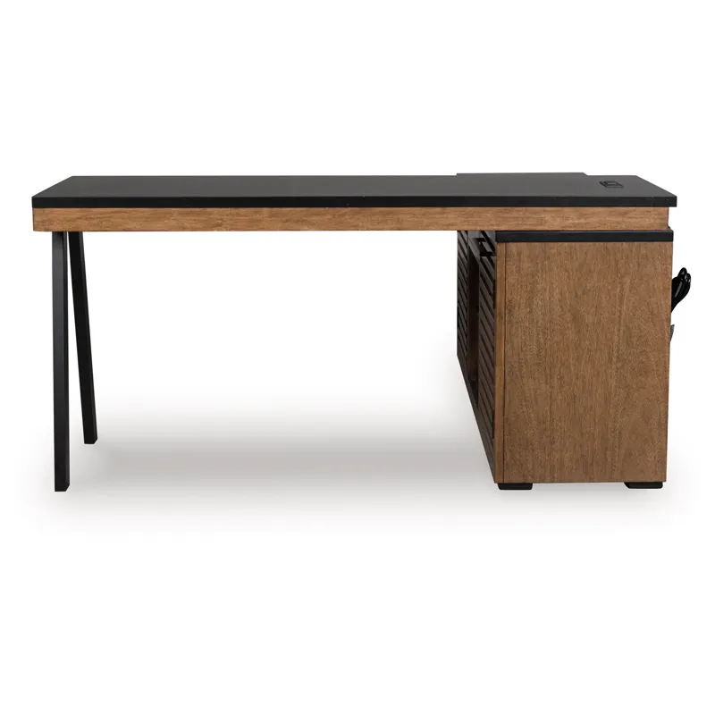 Kallari Credenza with Desk Return