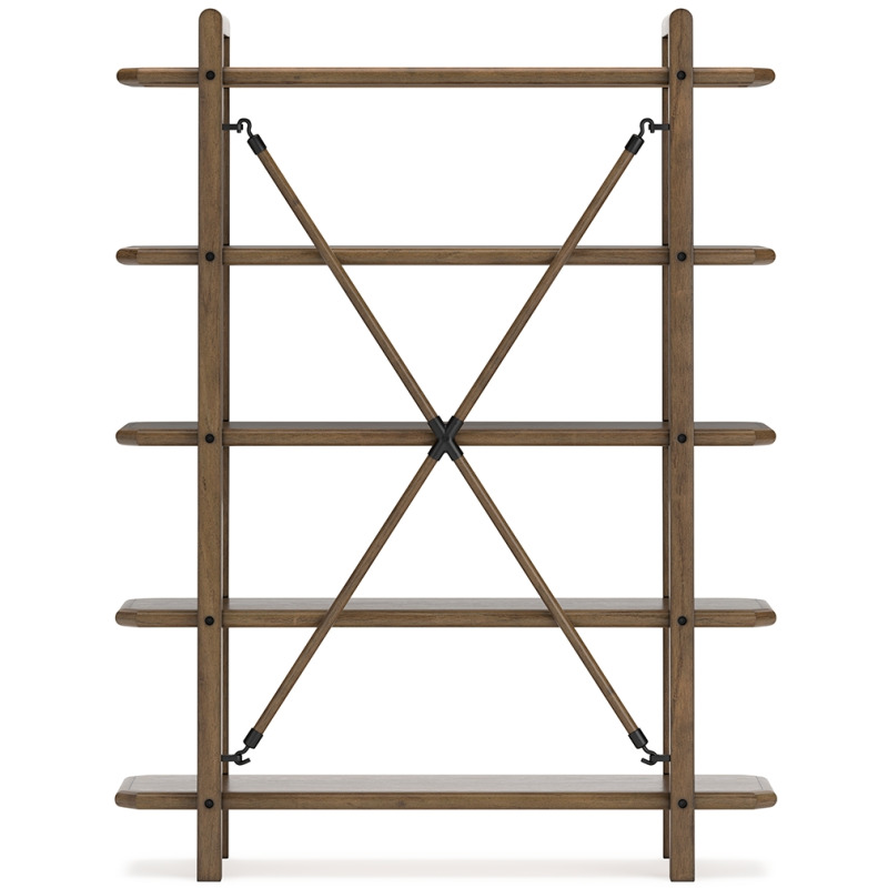 Ashley Furniture Roanhowe Brown Bookcase - Thumbnail 2