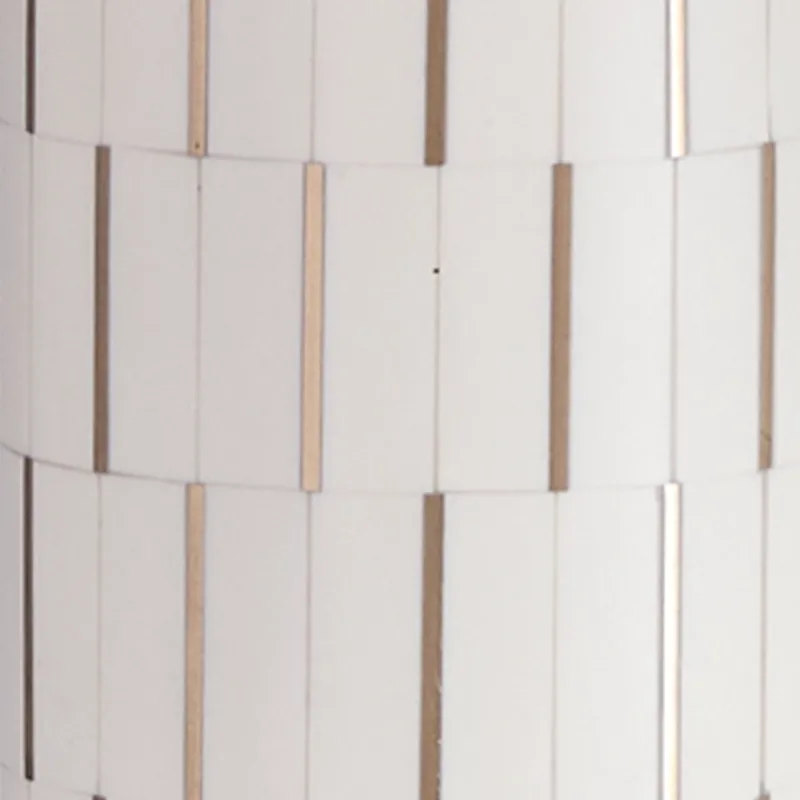 White/Gold Finish