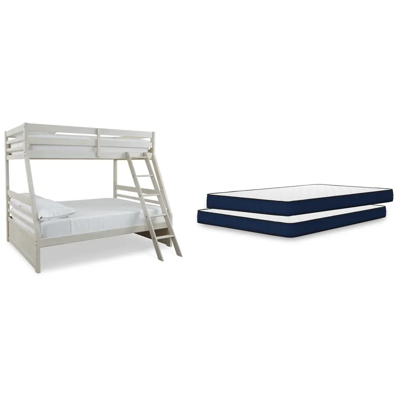 Robbinsdale Twin over Full Bunk Bed and Mattresses