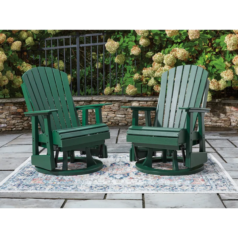 Hyland Wave Outdoor Swivel Glider Chair