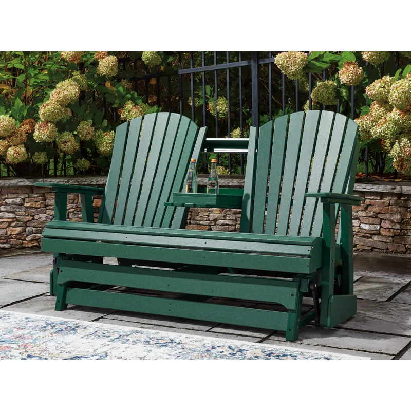 Shell Beach Outdoor Loveseat Glider