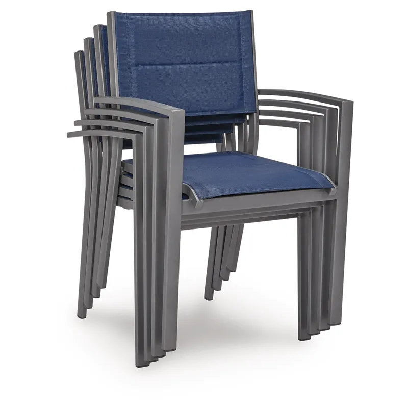 Rocky Creek Outdoor Sling Arm Chair (Set of 4)