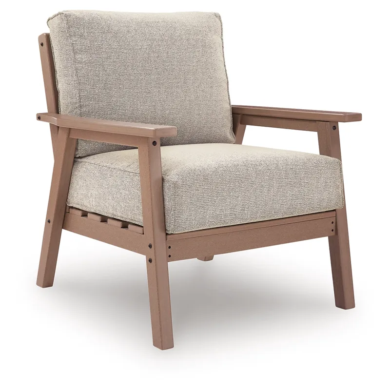 Cliffs Beach Outdoor Lounge Chair with Cushion (Set of 2)