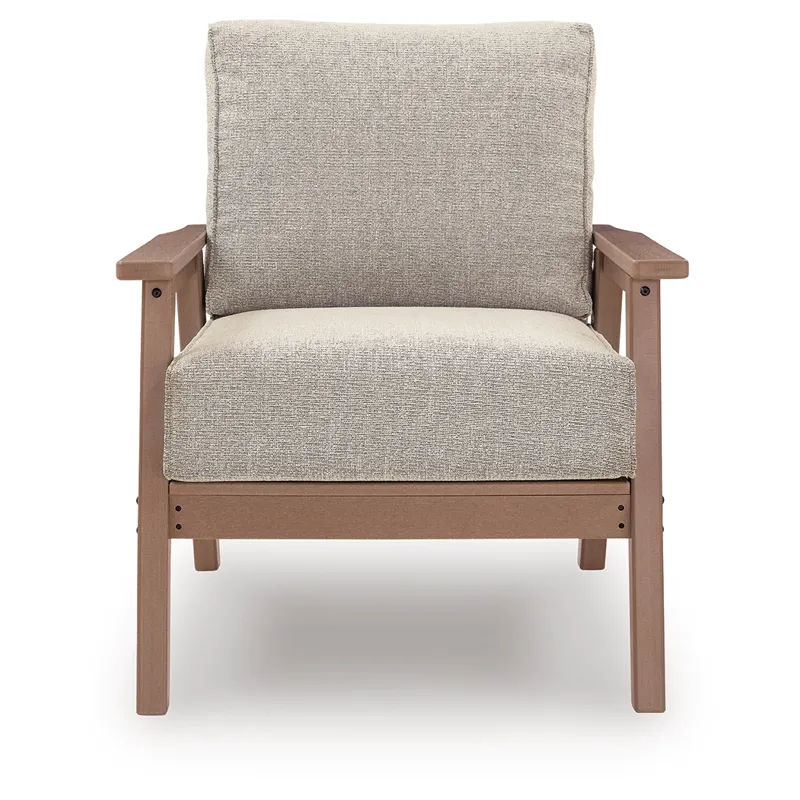 Cliffs Beach Outdoor Lounge Chair with Cushion (Set of 2)