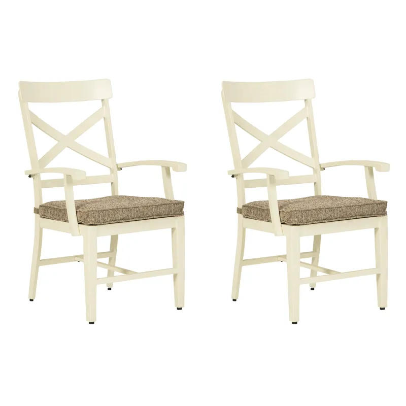 Preston Bay Arm Chair with Cushion (Set of 2)