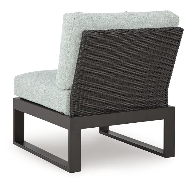 Beach Loft Outdoor Armless Chair with Cushion