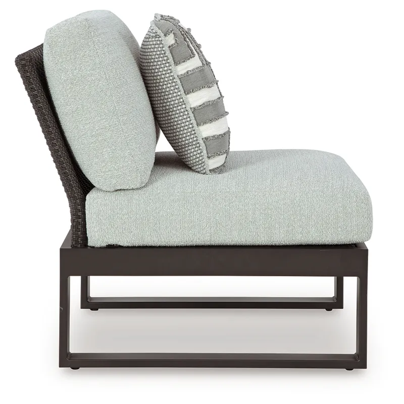 Beach Loft Outdoor Armless Chair with Cushion