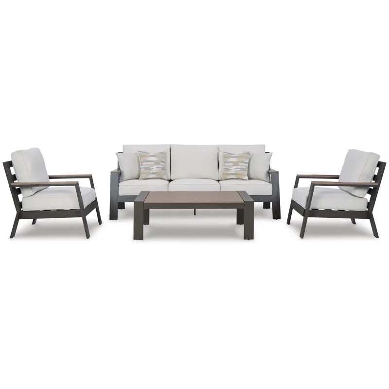 Tropicava Outdoor Sofa, 2 Lounge Chairs and Coffee Table