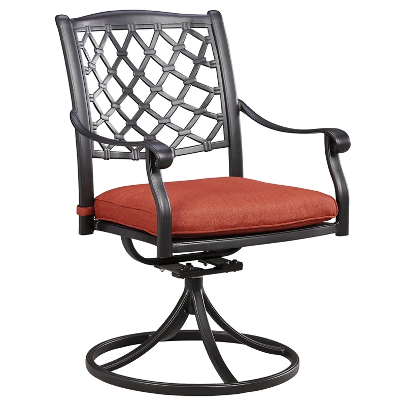 Tanglevale Swivel Chair with Cushion (Set of 2)