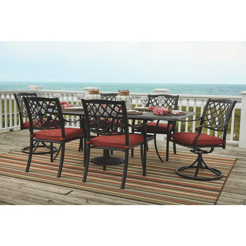 Tanglevale Swivel Chair with Cushion (Set of 2)