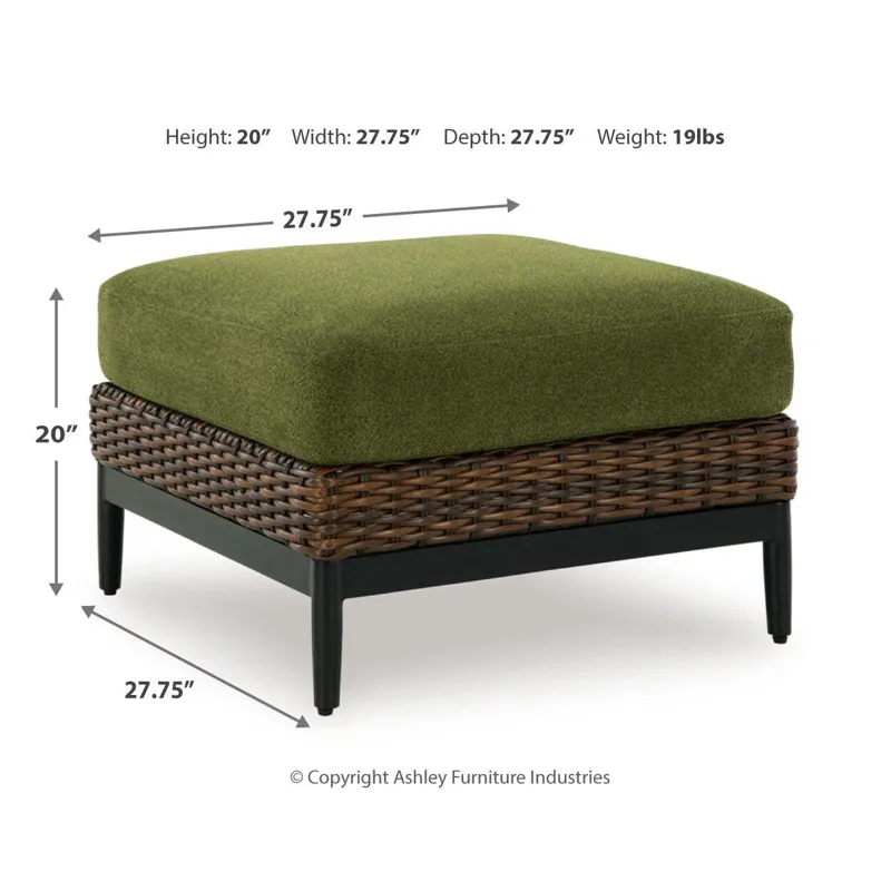 Horizon Hall Outdoor Sofa, 2 Lounge Chairs and 2 Ottomans