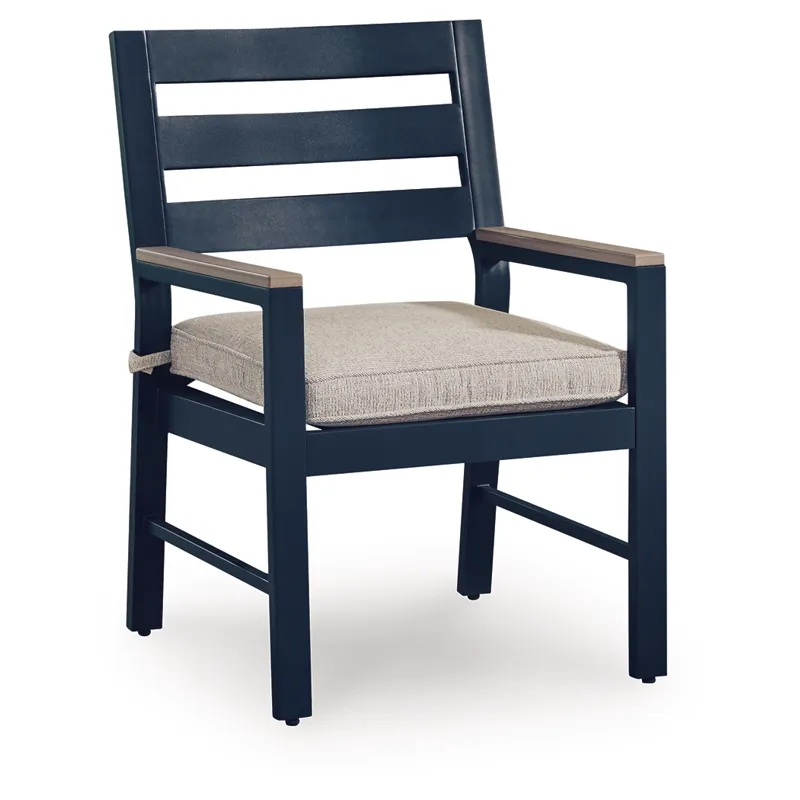 Mabry Shores Outdoor Arm Chair with Cushion (Set of 2)