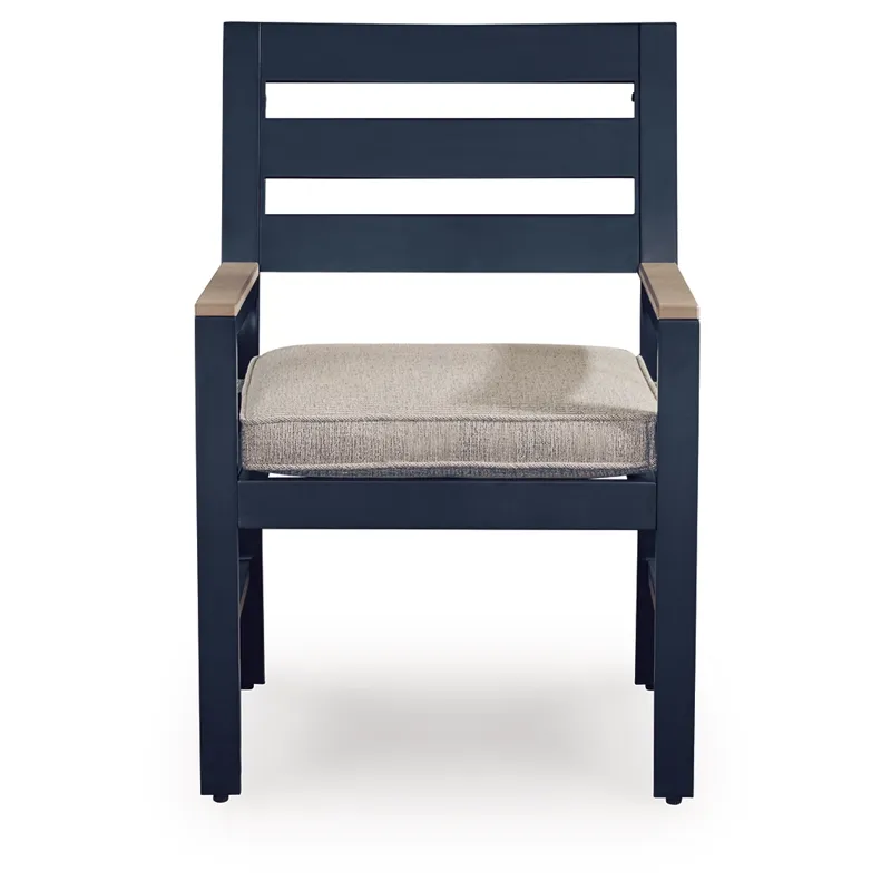 Mabry Shores Outdoor Arm Chair with Cushion (Set of 2)