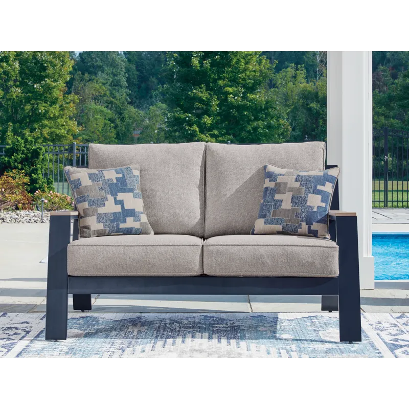 East Beach Outdoor Loveseat with Cushion