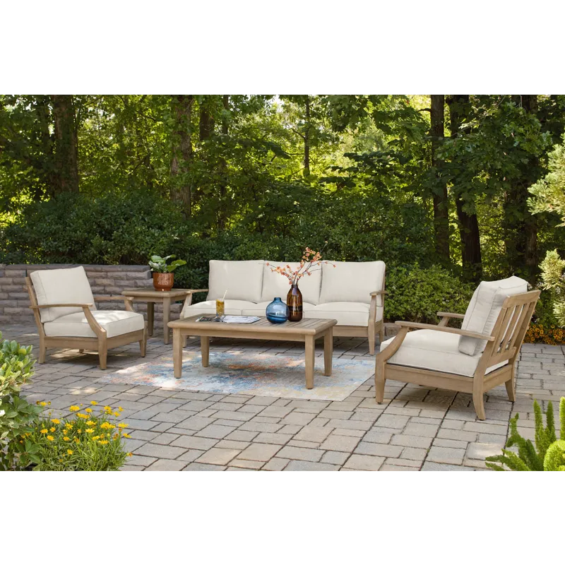 Carter Hall Outdoor Sofa, 2 Lounge Chairs, Coffee Table and End Table