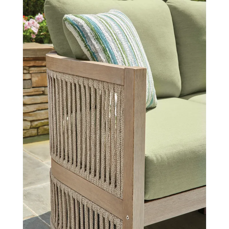 Serena Shores Outdoor Sofa with Cushion