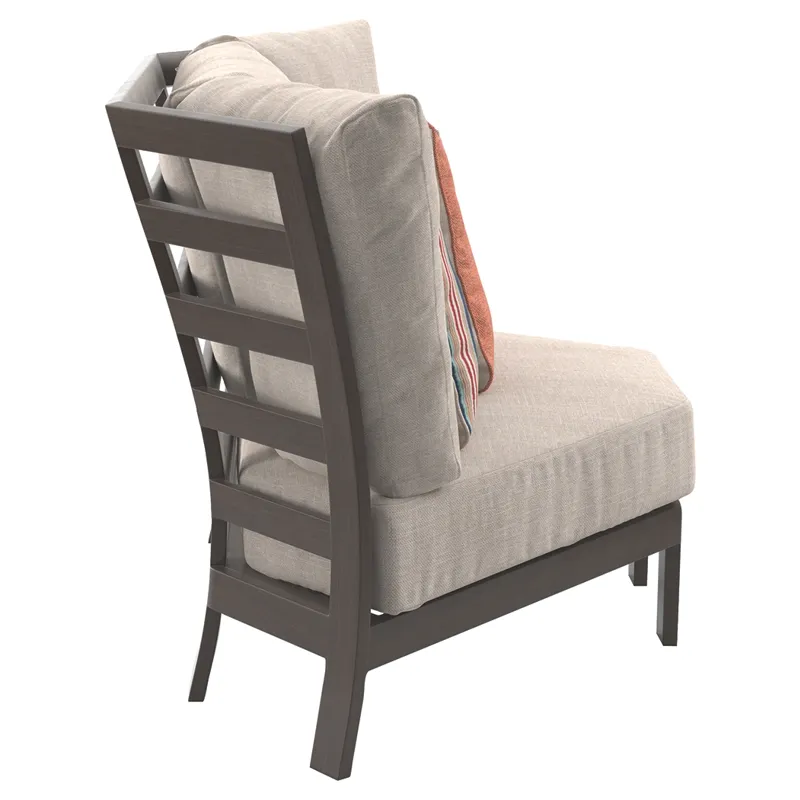Cordova Reef Curved Corner Chair with Cushion