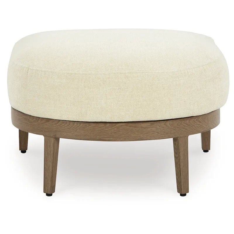Serene Bay Outdoor Ottoman with Cushion