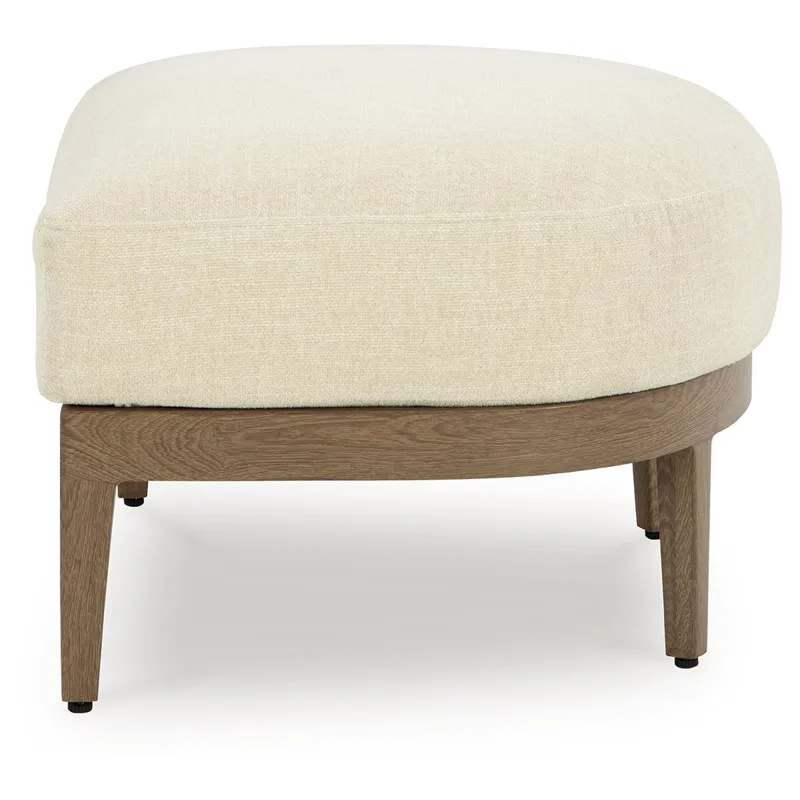 Serene Bay Outdoor Ottoman with Cushion