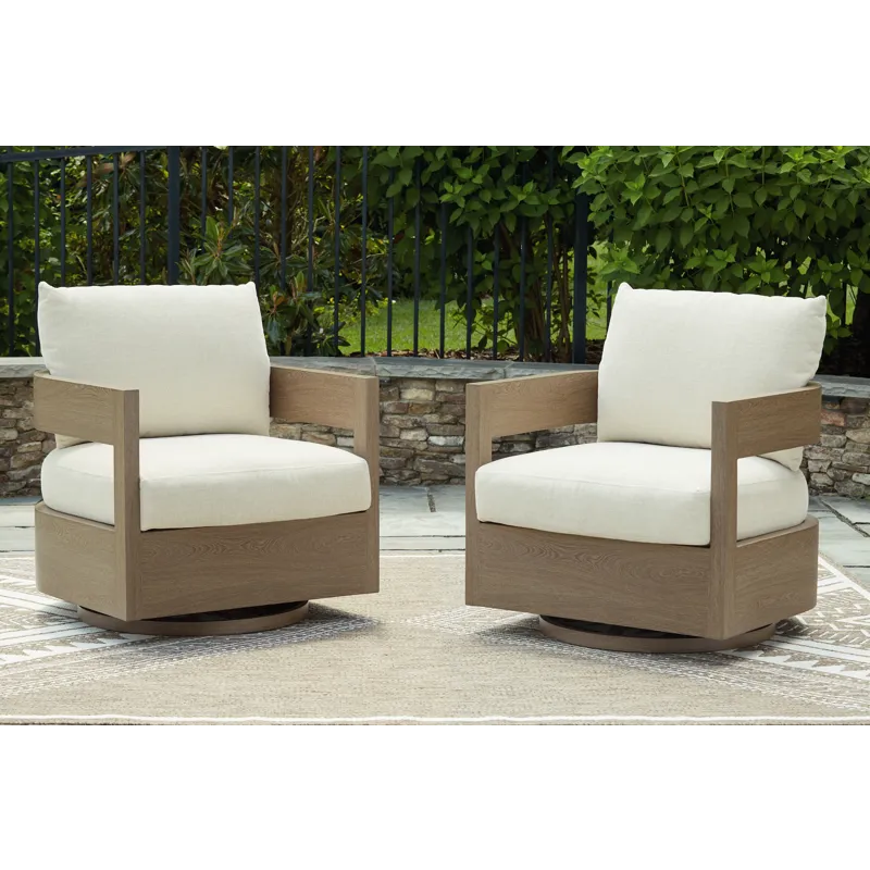 Serene Bay Outdoor Swivel Glider Chair with Cushion