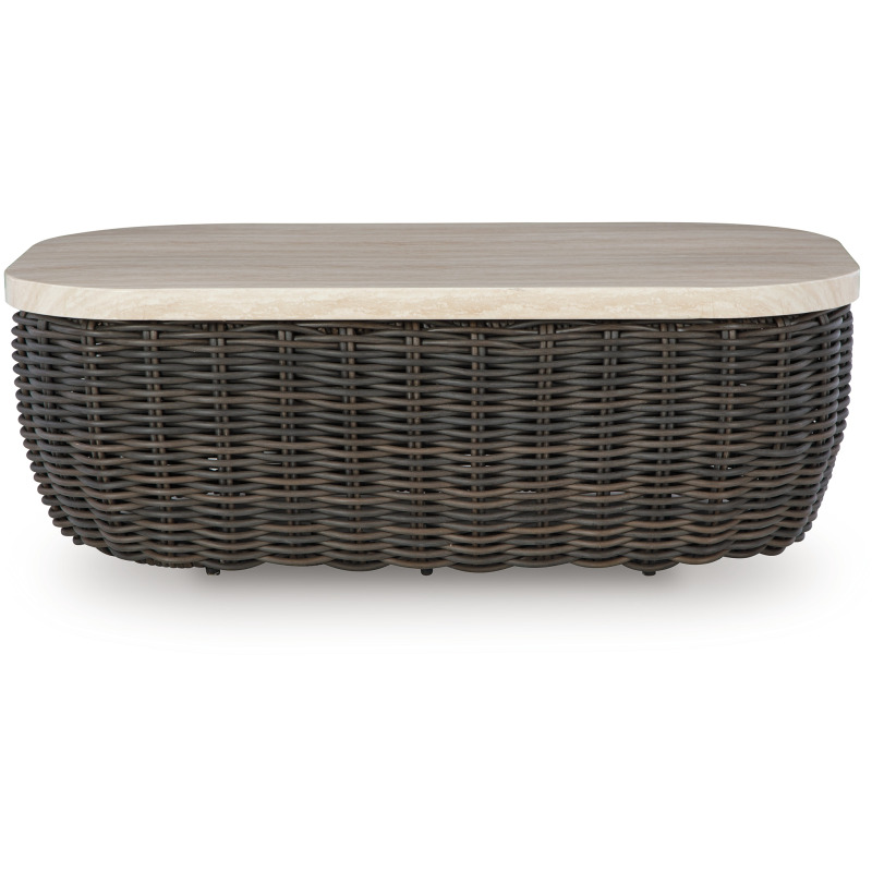 Kimora Outdoor Coffee Table - Thumbnail 3