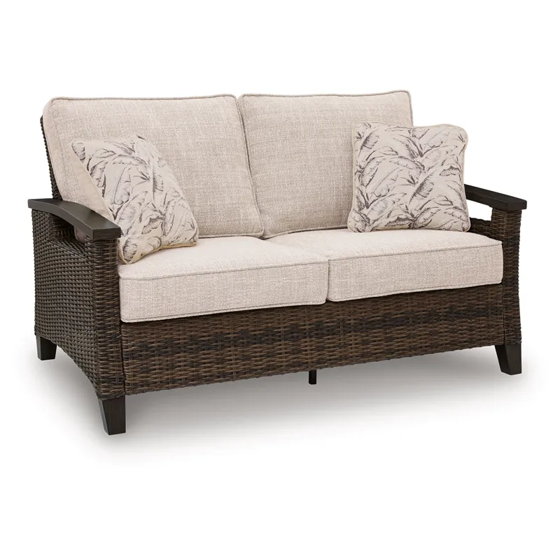 Drakes Beach Outdoor Loveseat with Cushion