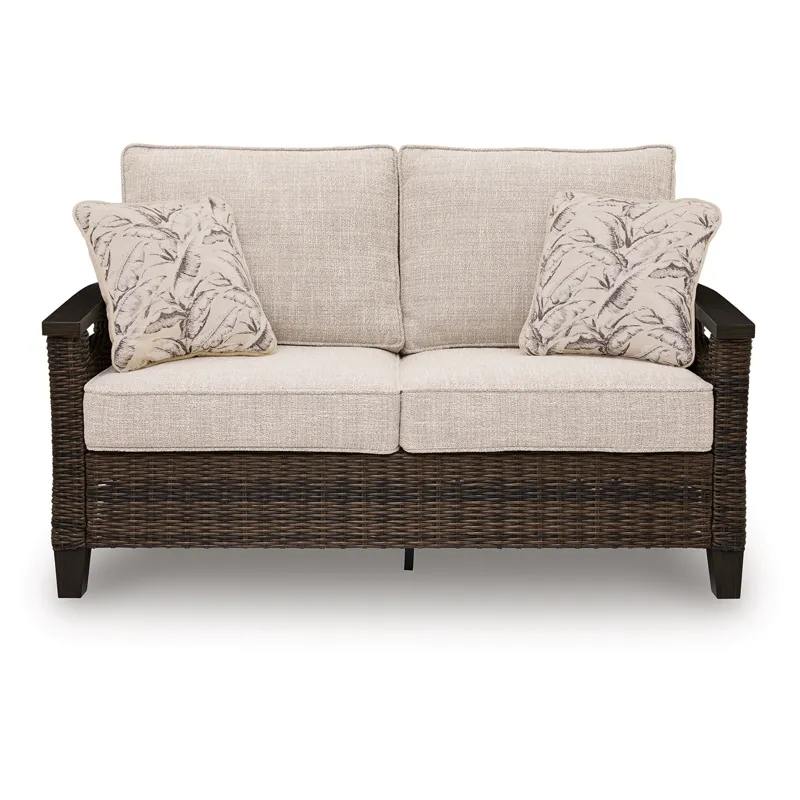 Drakes Beach Outdoor Loveseat with Cushion